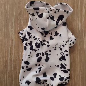 Dalmatian Print Halloween Dog Hoodie